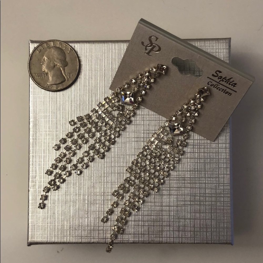 Bridal crystal earrings [brand new]